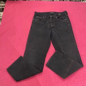 Versace Black Straight-Leg Jeans Classic Denim, size 34